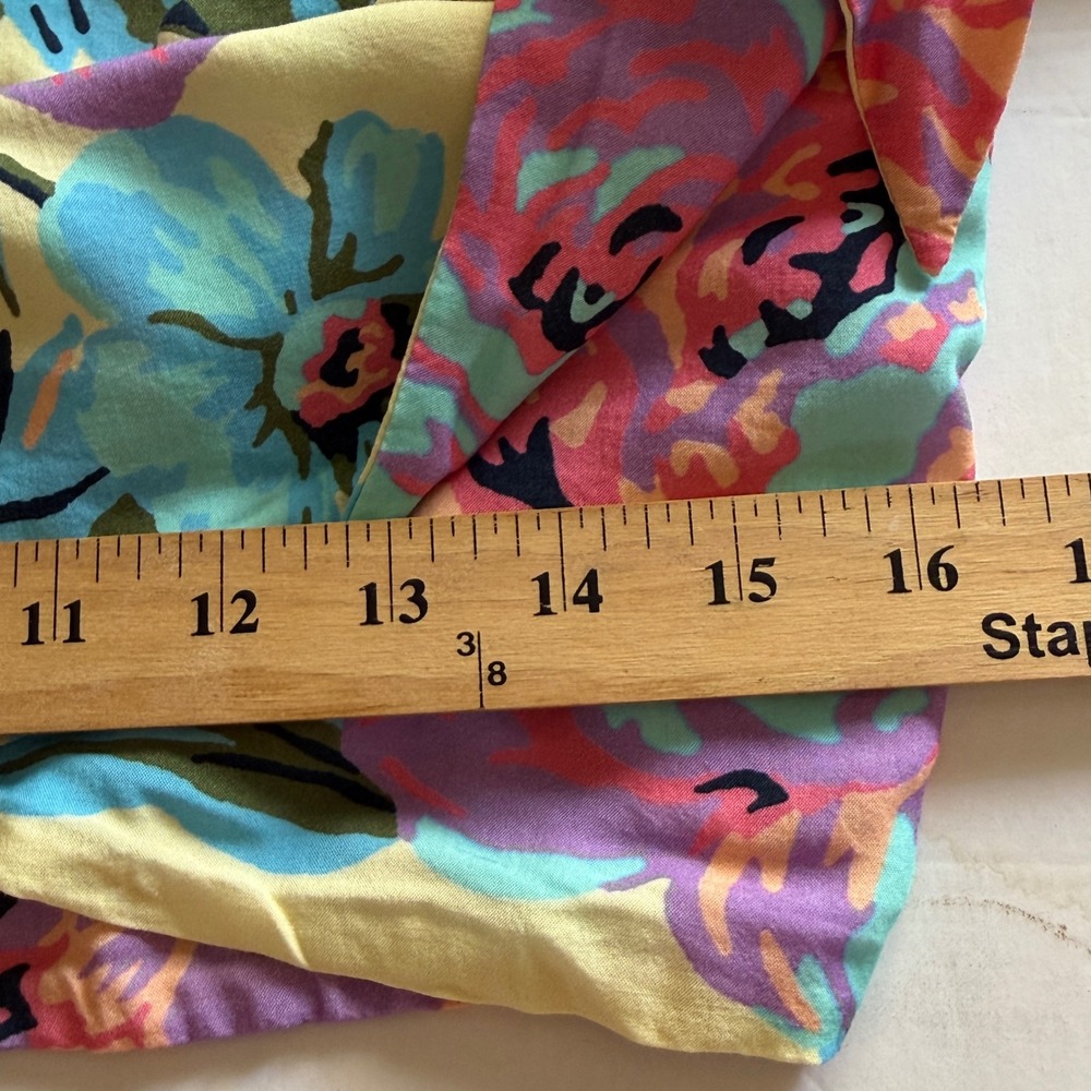 Maaji Women Yellow Floral Print Maxi Wrap Skirt Set Crop Top Size S Resort Beach - Picture 4 of 13